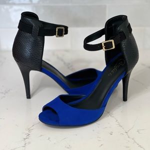 Candie’s Calucia Electric Blue Heels Size 9.5